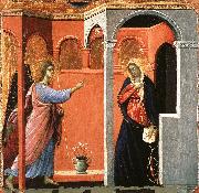 Duccio di Buoninsegna Annunciation painting
